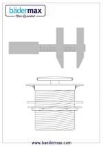 Technische-Zeichnung des Zubehörs Ablaufventil-Classic-W1
